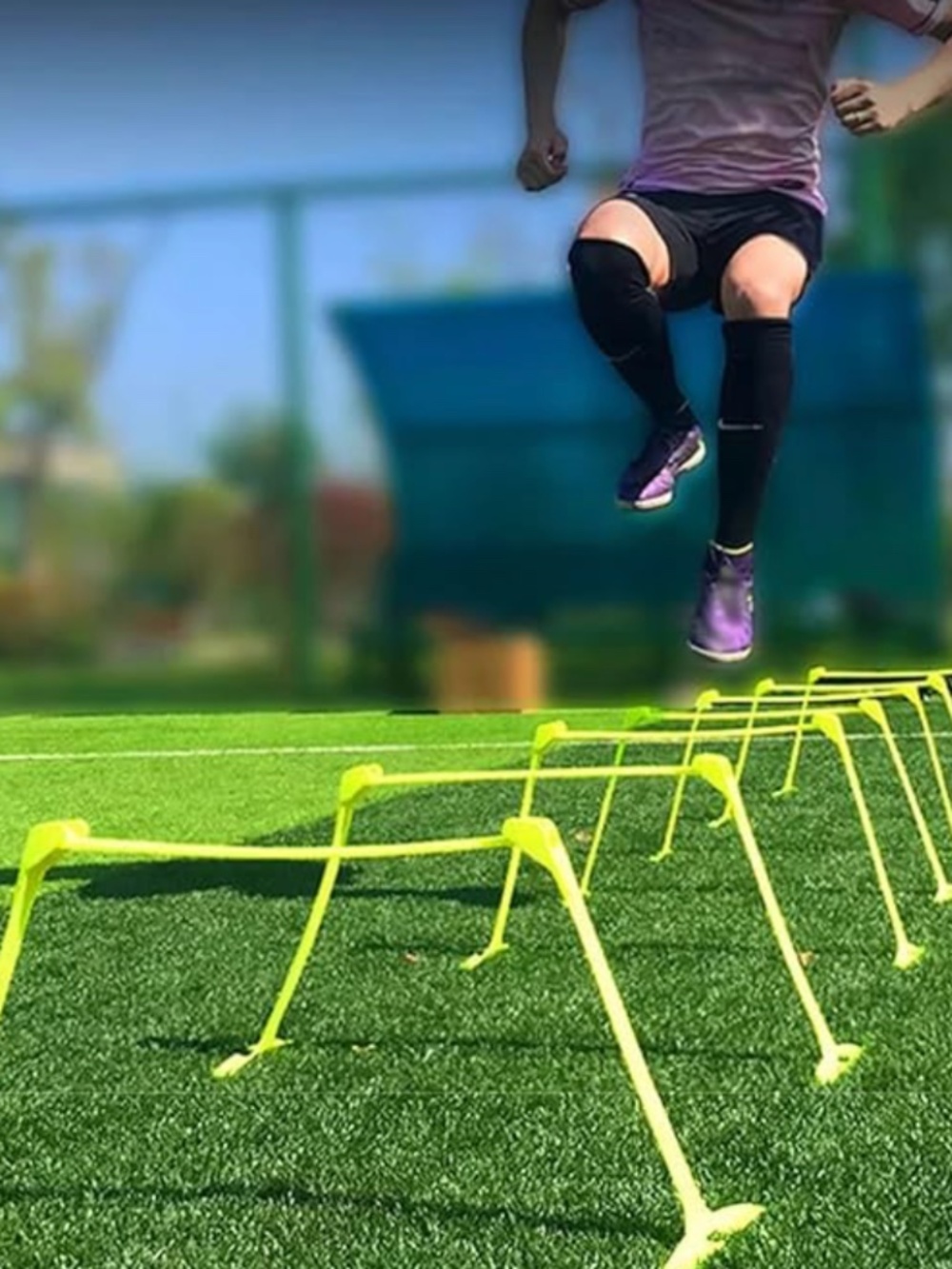 Adjustable Speed Hurdles Set of 6. 3 Heights Agility Training Retail $85+Taxes